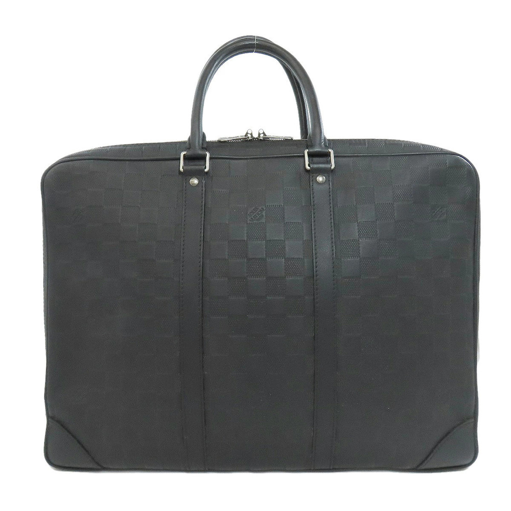 Louis Vuitton Infini Documents Black Bag Porte Damier Business Voyage
